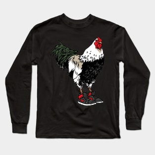 Chicken in Sneakers Long Sleeve T-Shirt